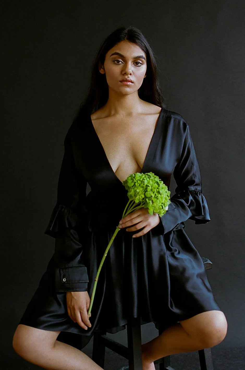 Ophelia Dress | Onyx