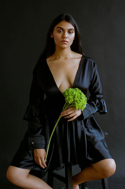 Ophelia Dress | Onyx